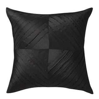 Black european pillowcase