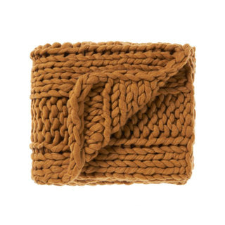 Lana Gold Throw Rug by Linen House
