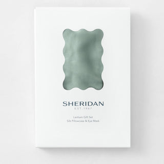 Lanham Silk Eye Mask & Pillowcase Gift Set AEGEAN by Sheridan
