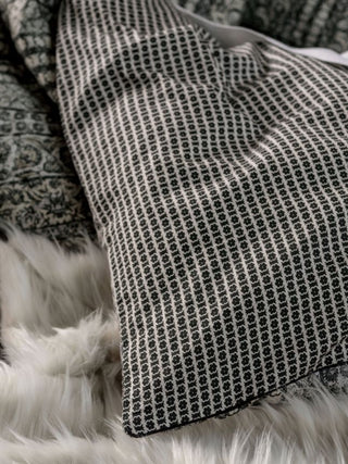 Azar Neutral Quilt Cover Set Reverse