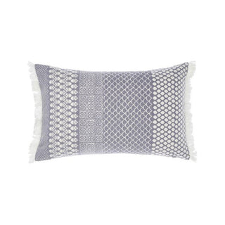Anika Blue Cushion 35 x 55cm by Linen House