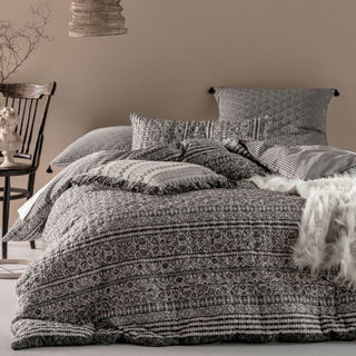 Azar Neutral Quilt Cover Set by Linen House