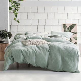 Elysian Stillwater Quilt Cover Set by Linen House