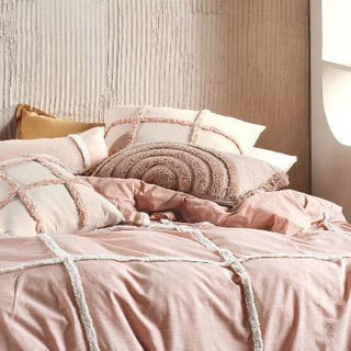 Lyndon Brandy Quilt Cover Set by Linen House