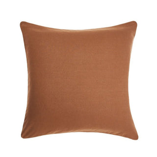 Nimes Cinnamon Linen European Pillowcase by Linen House