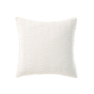 Shrimpton White European Pillowcase by Linen House