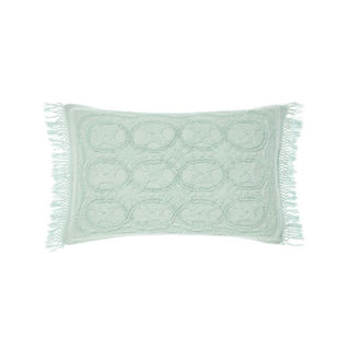 Somers Mint Pillow Sham (Pair) by Linen House