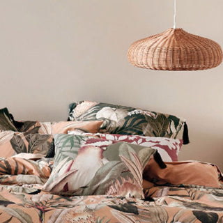 Tillie Brandy Quilt Cover Set by Linen House