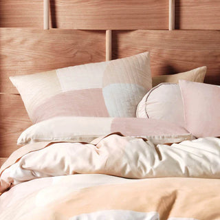 Eisha Sand European Pillowcase by Linen House