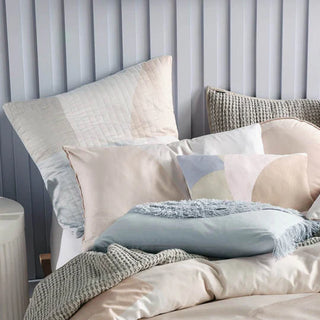 Eisha Sky Cushion 45 x 45cm by Linen House