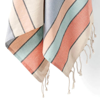 Hammam MERA MULTI Beach Towel 100 x 180cm by Linen House