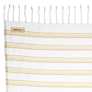 Hammam ORNOS CELERY Beach Towel 100 x 180cm by Linen House