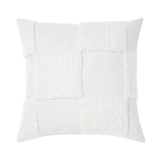 Memphis White Cushion 48 x 48cm by Linen House