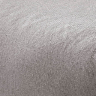 Nimes Pure Linen FITTED SHEET Ash by Linen House