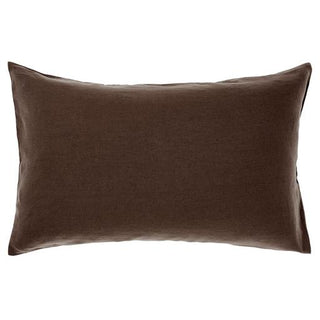 Nimes Linen QUILT COVER SET ESPRESSO  by Linen House