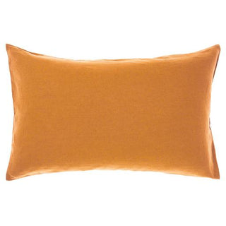 Nimes Linen Pillowcase Pair TERRACOTTA  by Linen House
