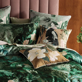 Retreat Green European Pillowcase by Linen House