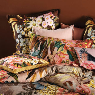 Sydney Walnut Quilt Cover Set by Linen House