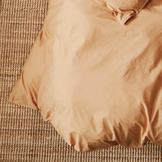 Terra Organic Cotton Caramel Quilt Cover Set by Linen House