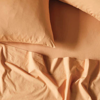 Terra Organic Cotton CARAMEL Mega Sheet Set by Linen House