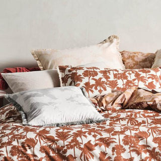 Tourelles Paprika Quilt Cover Set by Linen House