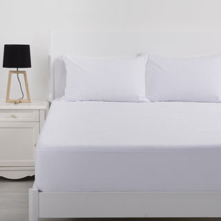 Deluxe Waterproof Cotton Velour Mattress Protector by Bianca