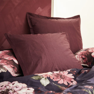 Ari Navy European Pillowcase by Logan & Mason