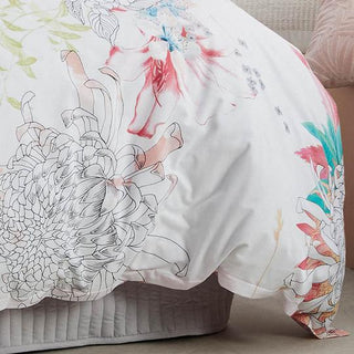 Lowanna White Quilt Cover Set by Logan & Mason