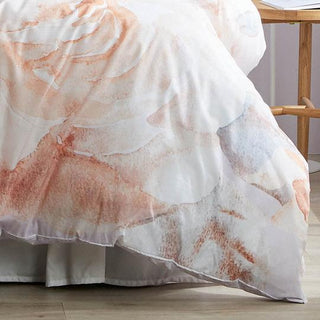 Maggie Peach Quilt Cover Set by Logan & Mason