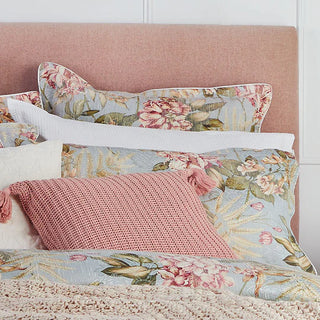 Hazelwood Green Quilt Cover Set by Logan and Mason Platinum