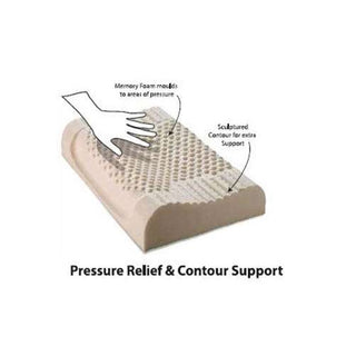 Memory Foam Sculptured Contour Pillow