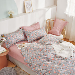 Nellie Pink quilt cover set by Ardor
