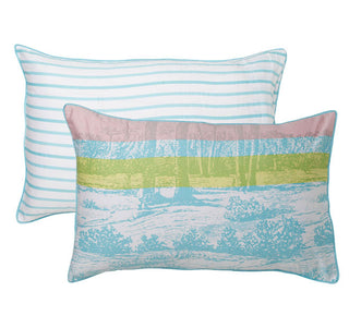 falsePalms Aqua Extra Pillowcase by Logan and Mason LTD