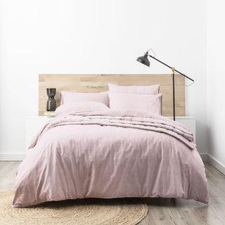 Solana SILVER Washed Cotton Quilt Cover Set by Renee Taylor