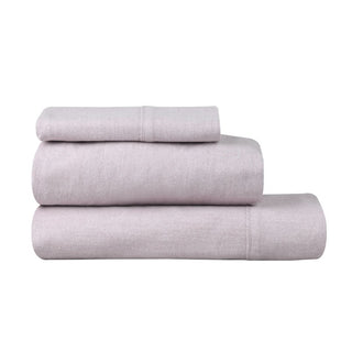 Cotton Blush Flannelette Sheet Set by Private Collection