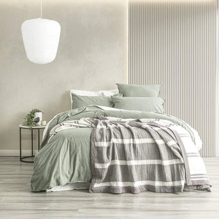 Brighton Washed Cotton Textured Blanket NUDE By Renee Taylor