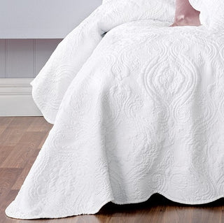 Cordelia White Bedspread Set by Bianca