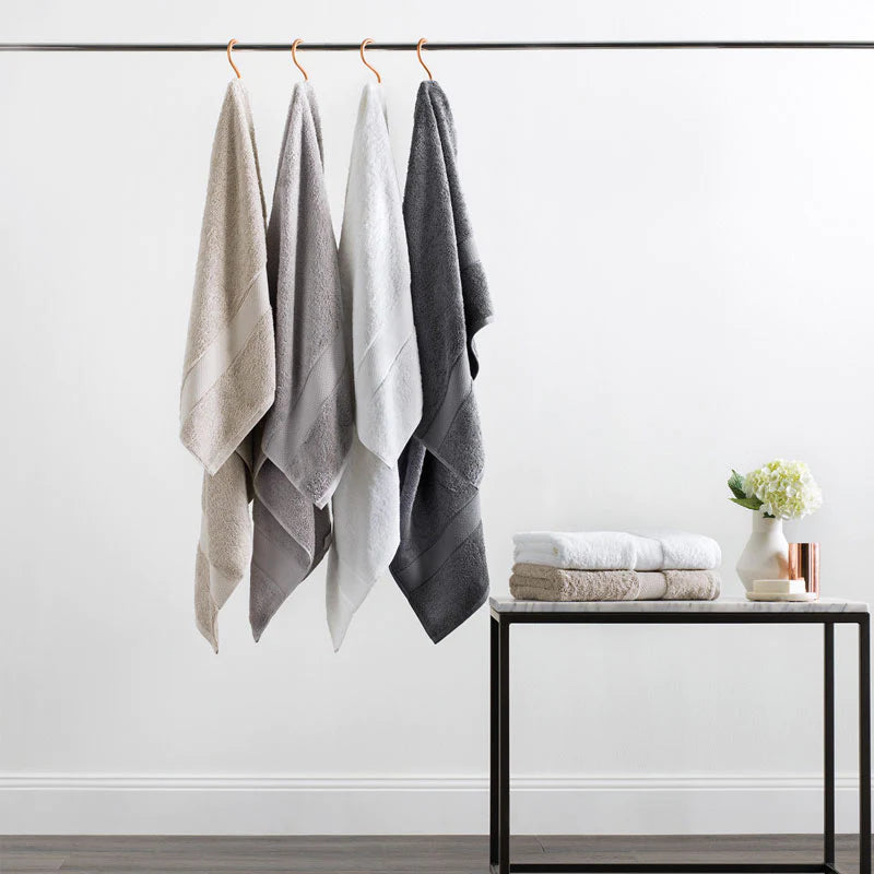 Luxury Egyptian SILVER Towel Collection by Sheridan Planet Linen