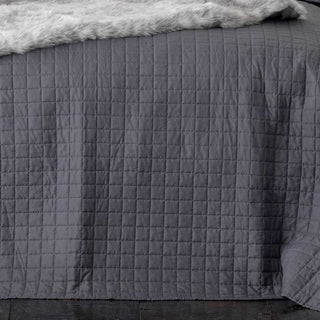 Smithfield Charcoal Bedspread Set by Bianca
