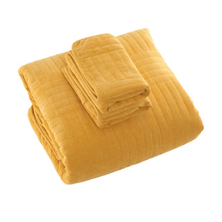 Raymond Mustard Coverlet Set by Bianca