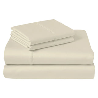 Jenny Mclean Hotel Collection 1000tc Cotton STONE Sheet Set