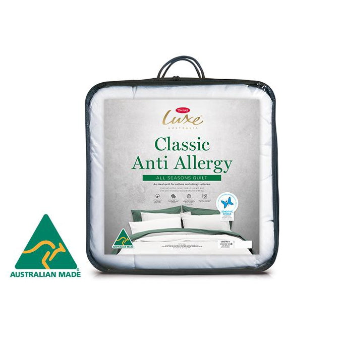 Luxe Classic Anti Allergy All Seasons Quilt by TONTINE Planet Linen