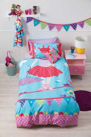 Tabitha Tightrope Quilt Cover Set by Cubby House Kids