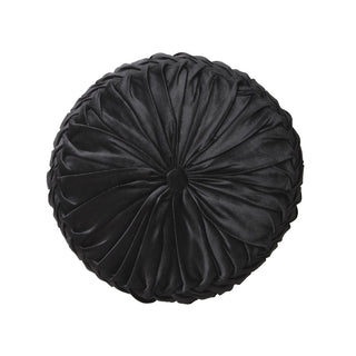 Tempo BLACK Round Cushion (Filled) by Logan & Mason