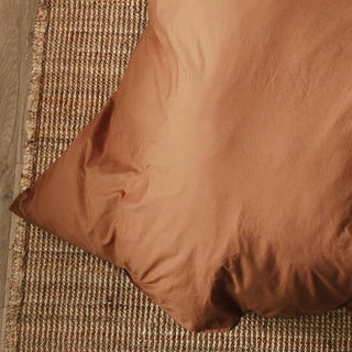 Terra Organic Cotton Pecan Quilt Cover Set by Linen House