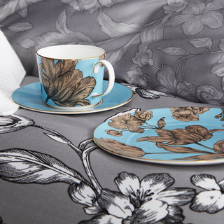 Vibrance Silver Quilt Covers