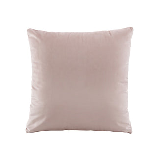 Vivid Blush Coordinates Velvet Square Cushion by Bianca